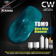 Ultra Diamond Effect Paint Cat 2K Touch Up Paint Aerosol DIY Cat Spray Bottle Motor Kereta Aikka TDM