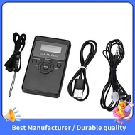 【NEW】HRD-101 Portable Mini +FM Radio Digital Broadcast Radio FM Receiver Black