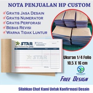 Custom Free Design HP Sales Note - Unit counter note