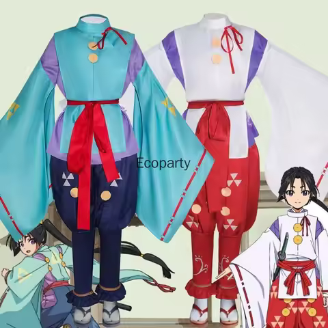 Anime Tokiyuki Hojo Cosplay Costume for Women Men The Elusive Samurai Elusive Warriors Japanese Kimo