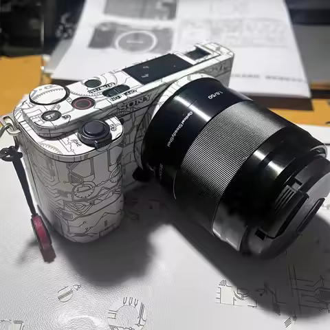 Anti-Scratch protective Sticker Camera skin For SONY A6000 A6500 A6300 A6400 A6700 ZVE10 II ZV-E1 E3