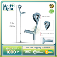 Saklay Forearm Crutches for Adults | Lightweight Aluminum Adjustable Crutches | Walking Aids for Dis