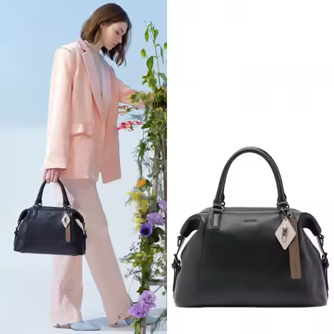 Esquire [Direct Management] Esquire Women's Luna Soft Tote Bag EHBFHB008BK