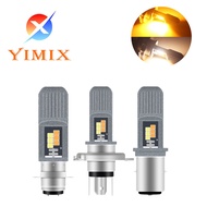 Motorcycle headlight LED light 12-80v H4 P15D BA20D chip white/yellow high/low light