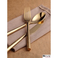 Home Western Food Master Cutlery Three-Piece Set 304 Stainless Steel Hotel Steak Steak Cutlery Cutle