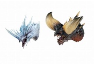 【抽獎】魔物獵人世界 Monster Hunter World Iceborne 一番獎 一番賞 MH MHW MHWI D獎 冰呪龍 滅盡龍 頭模型磁鐵 約5cm 全2款 冰咒龍