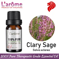 Larome Clary Sage Essential Oil Pure Aromatherapy Grade (10ml)
