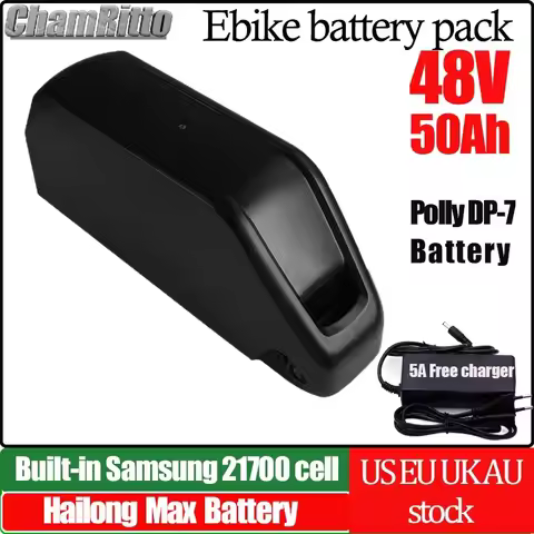 E Bike Hailong chamrider battery 48v 45ah 40ah 30ah 50ah 60ah 20ah 21700 polly Lithium batterij Elek