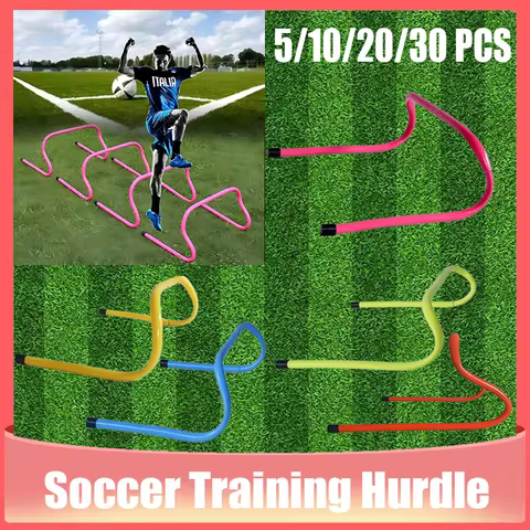 5/10/20/30Pcs 30cm Football Hurdle Portable Speed Agility Training Equipment Hurdle Ladder Safety So