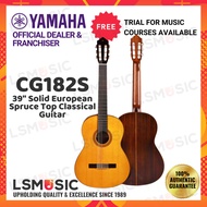 Yamaha CG182S 39" Solid European Spruce Top Classical Guitar  ( CG 182S / CG 182 S ) Yamaha gitar Music instruments