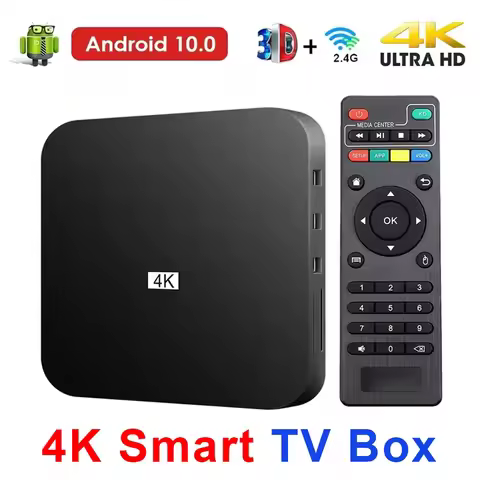 New Smart TV BOX Android 10 WiFi 1GB RAM 8GB ROM 3D Youtube Media Player 4K Set Top Box Smart Tv Box