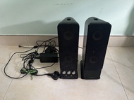 Creative GigaWorks T40 Series II 喇叭, Logitech Pro 鍵盤, ROG Theta 7.1 耳機