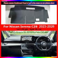 For Nissan Serena C28 2023 2024 2025 2026 Car Dashmat Dashboard Cover Pad Protective Carpet DashMat 