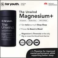Deep Sleep Supplement | The Unwind For Youth | 1000mg Magnesium L-threonate & L-theanine | Only Magn