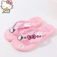 UX9 Ready Stock - Women's Comfortable Hello Kitty Flip-Flops | Summer Outdoor Fashion Sandals
