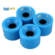 PUENTE 4Pcs Cruiser Skateboard Wheels PU Wheels Long Board Cruiser Wheels with ABCE-9 Bearings