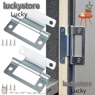 LUCKY 5pcs/set Door Hinge, No Slotted Interior Flat Open, Useful Connector Folded Soft Close Close Hinges Furniture Hardware