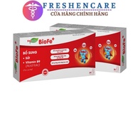 Fitolabs BioFe+ Iron Syrup Tubes Support Iron Supplement & Vitamin B9 – Box of 20 tubes