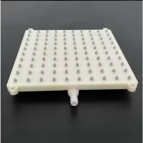 ABS 18.5X18.5cm Square Shower Head 10mm Intubation Type 10x10 Hole Top Spray Accessories