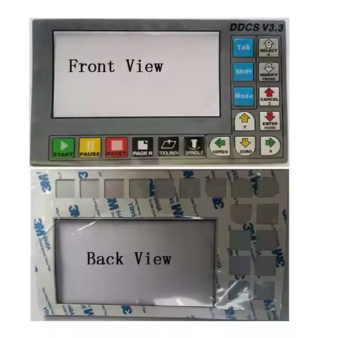 Replacement Switch Keypad Film for Digital Dream CNC Controllers Operator Panel – Includes DDCS V3.3