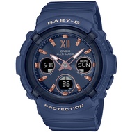 CASIO Womens Baby-G BGA-2800-2AJF [BABY-G Radio Wave Solar Model Smokey Navy] Round Watch Resin Toug