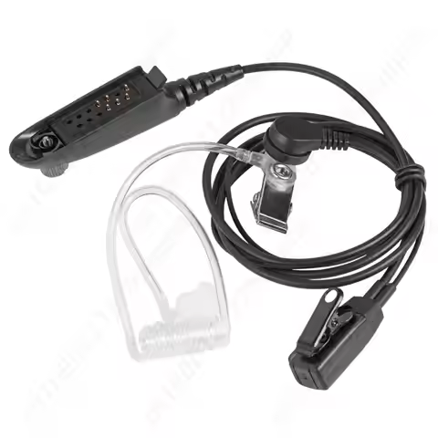 Telescopic Covert Acoustic Tube PTT MIC Headset for Motorola GP380 PRO5150 GP338