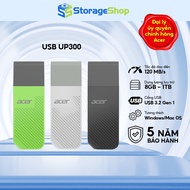 Acer UP300 USB capacity from 16GB | 32GB | 64GB | 128GB | Genuine 256GB