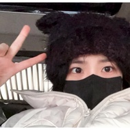 HANDMADE JISOO CAT BEANIE/CUTE BEANIE/JISOO BLACKPINK HAT/KONSER OUTFIT/Y2K FASHION OUTFIT/NEKO BEAN