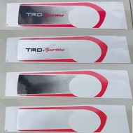 Rush Terios spare tire list sticker / spare tire cover / Terios Rush spare tire sticker