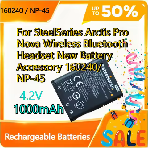 4.2V 1000mAh For SteelSeries Arctis Pro Nova Wireless Bluetooth Headset New Battery Accessory 160240
