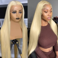 Rambut palsu Eropah dan Amerika 613 blonde front lace wig 13*4 lace wig rambut manusia