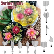 11pcs/Set 3D Jelly Cake Syringe Decor Tools stainless steel Gracilaria Gelatin DIY decoration Art Ne
