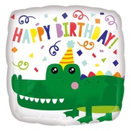 Happy Birthday Alligator 17in foil Balloon 41309 Birthday Celebration