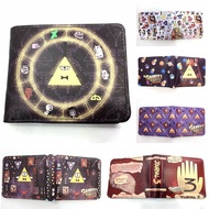 Gravity Falls Journal Number Bill Cipher Cartoon Wallet Fashion PU Leather Purse Cosplay Short Walle