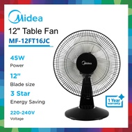 Midea 12" Table Fan MF-12FT16JC / Kipas Meja 12inch / Desk Fan 12FT16JC