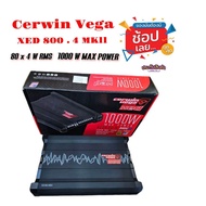 เพาเวอร์แอมป์ CERWIN VEGA XED800.4MKll 80X4W RMS กำลังขับสูงสุด 1000 วัตต์ MAX POWER AMPLIFIER เครื่