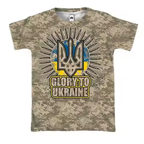 GLORY TO UKRAINE Ukraine T-Shirt Men Patriotic Ukrainian Flag 3D print Unisex Men's Summer 3D Printe