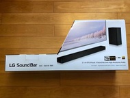 LG soundbar  2.1 SK5 360W rms speaker with sub-woofer remote