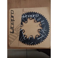 Litepro Oval Chainring Original New Bcd 110 / 130 56T