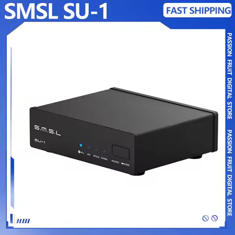 SMSL SU-1 MQA MQA-CD Audio Decoder AK4493S XU316 768kHz/32Bit DSD512 Hi-Res DAC Analog Converter for