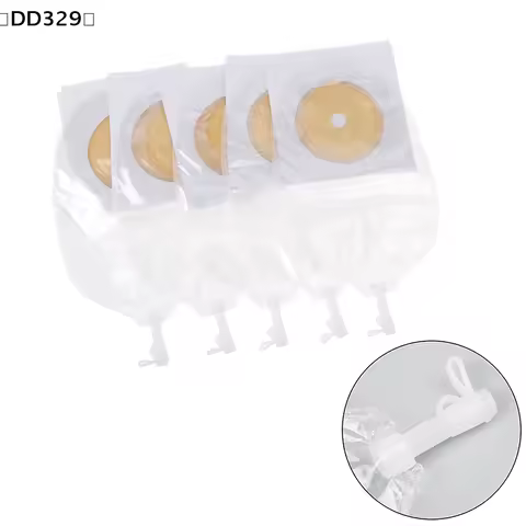 〔DD329〕10 Pcs Drainage Urostomy Bag Valve Closure Anti-Backflow Stoma Care Pouch
