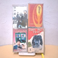 Paket 4 kaset  pita lawas : Dewa 19, S07, Doel Sumbang dan Iwan Fals 1910