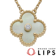 สร้อยคอเพชร Van Cleef & Arpels รุ่นวินเทจ Alhambra 1P VCARP2R700 (ขนาดหัวจี้ (โดยประมาณ): สูง 1.4 x 