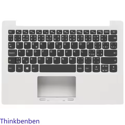 CZ Czech White Keyboard Upper Case Palmrest Shell Cover For Lenovo Ideapad 120S 11 11IAP Winbook S13