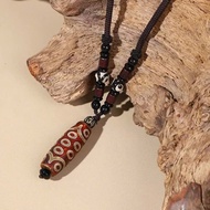 THIEN CHAU DZI PENDANT 21 EYES WITH STRAP, FREE BOX