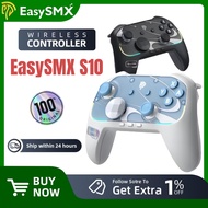 EasySMX S10 Wireless TMR Joystick RGB Controller Compatible with Switch 2/PC/Phone/TV/Steam, NFC, Gy