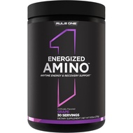Rule 1 Energized Amino – Anytime Energy and Recovery Support with BCAAs, Glutamine, Citrulline, Beta