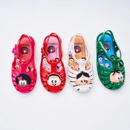 2024 Melissa New Headed Spider Shoes, Jelly Shoes, Sandals, Hollow Beach Shoes, Girls and Boys