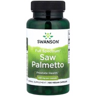 美國Swanson 鋸棕櫚 540毫克 100粒素食膠囊