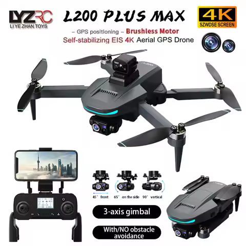 L200 Plus GPS Drone 4K Professional HD Camera 3-Axis Gimbal Optional Obstacle Avoidance Brushless 5G